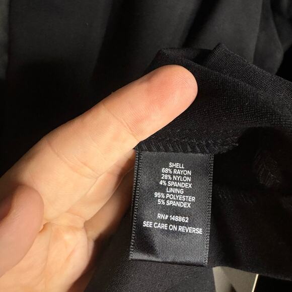 Torrid Studio Luxe black Ponte Peplum stretch Blazer jacket size 2X NWT - Picture 9 of 10